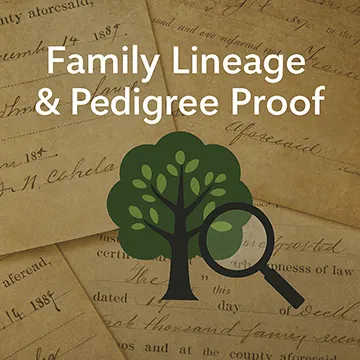 🌳 Family Lineage & Pedigree Proof